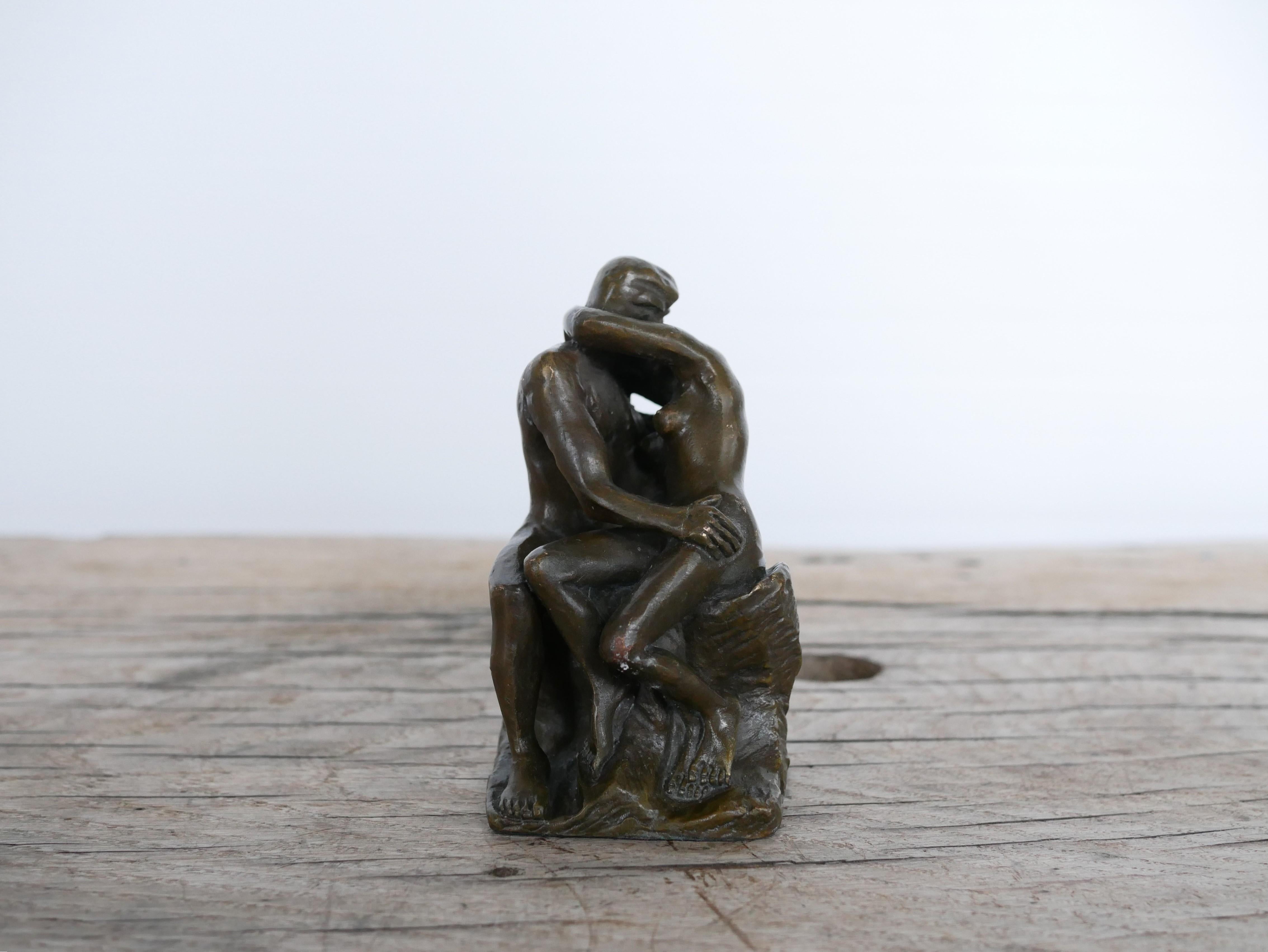 Bronzeskulpturreproduktion von Rodins Kissen aus Bronze 3