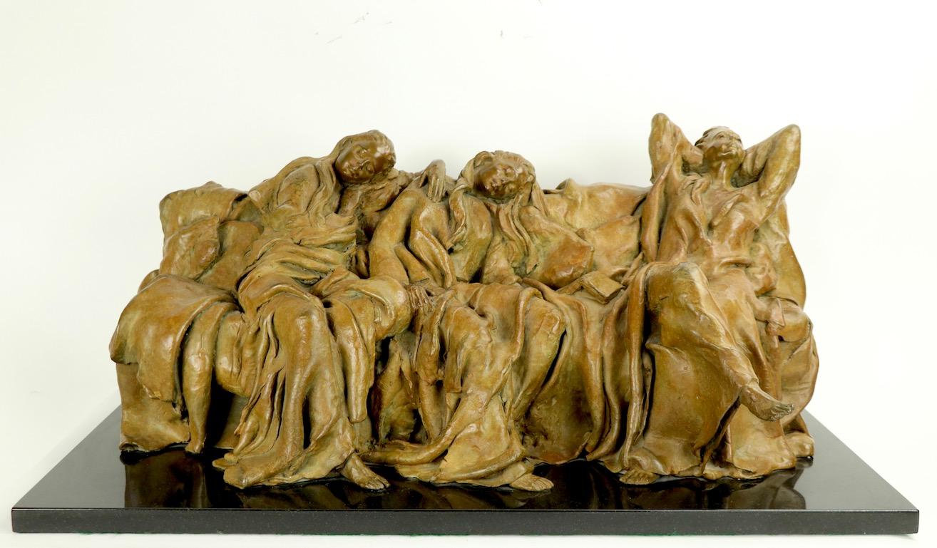 Nordamericano Scultura in bronzo Romantic Dreams di Susanne Vertel in vendita