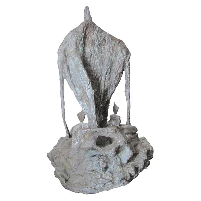 Bronzeskulptur „Sanctuaire des Solitudes“ aus Bronze, 1999, von Catherine Val