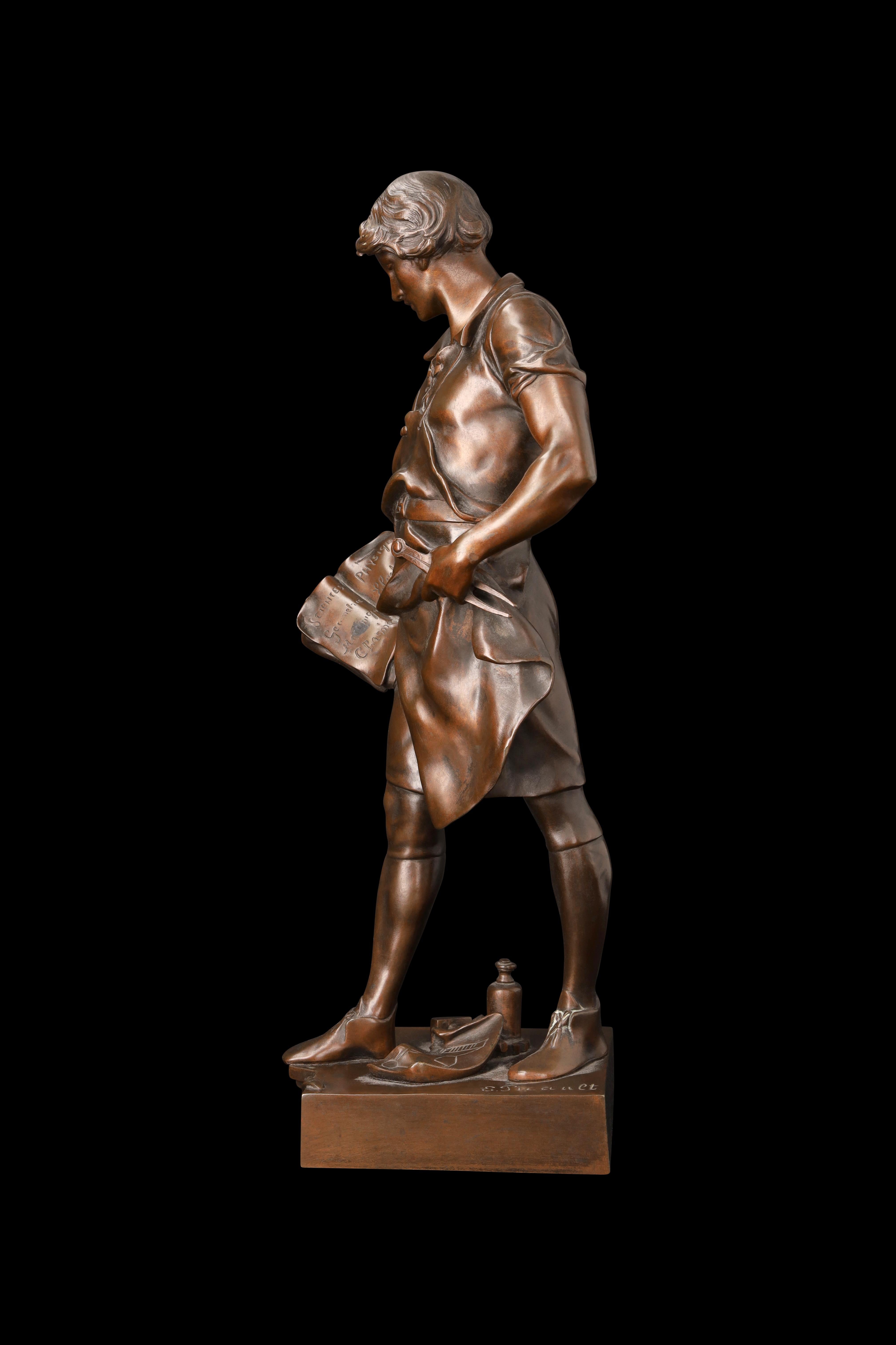 Francese Scultura in bronzo 