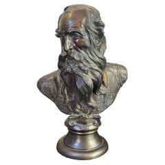 Bronze Sculpture, Self-Portrait, Gemito, 19th Century