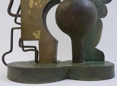 Bronze Sculpture Signed by César Bailleux, Belgium, 1974