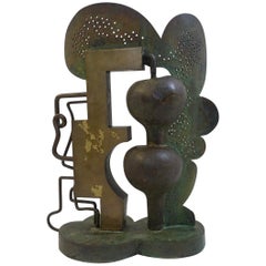 Bronze Sculpture Signed by César Bailleux, Belgium, 1974