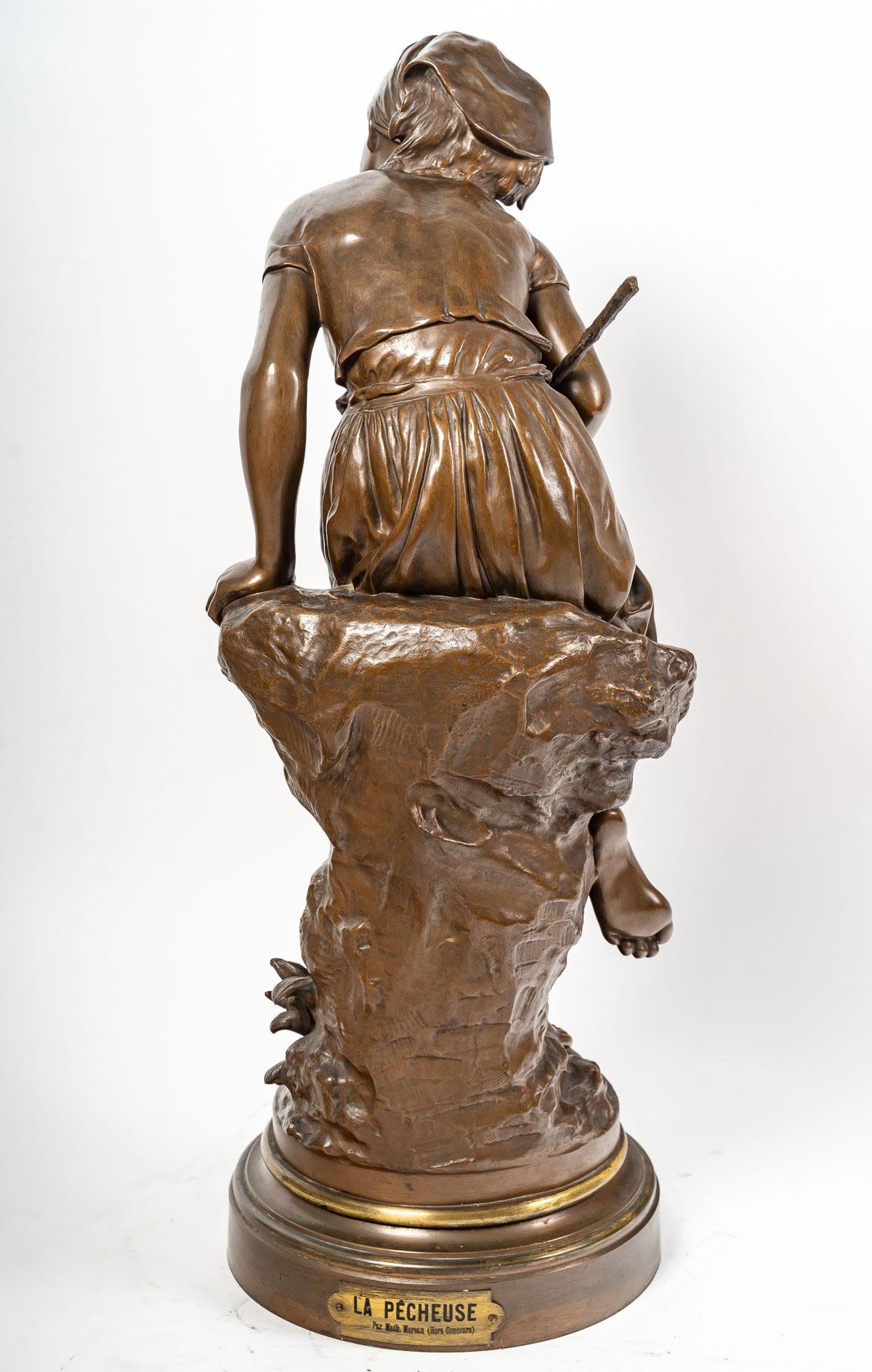 Bronze Sculpture, Signed Mathurin Moreau, 