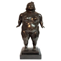 Escultura de Bronce "Silka" Expresión de la Corporalidad Femenina Desnuda