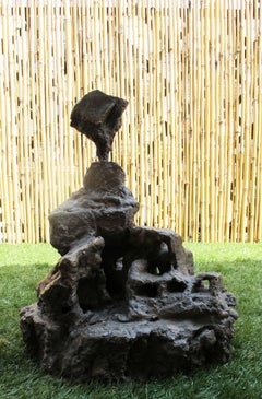 Sculpture en bronze "Sortie de chaos à l'oiseau" 2006:: par Catherine Val