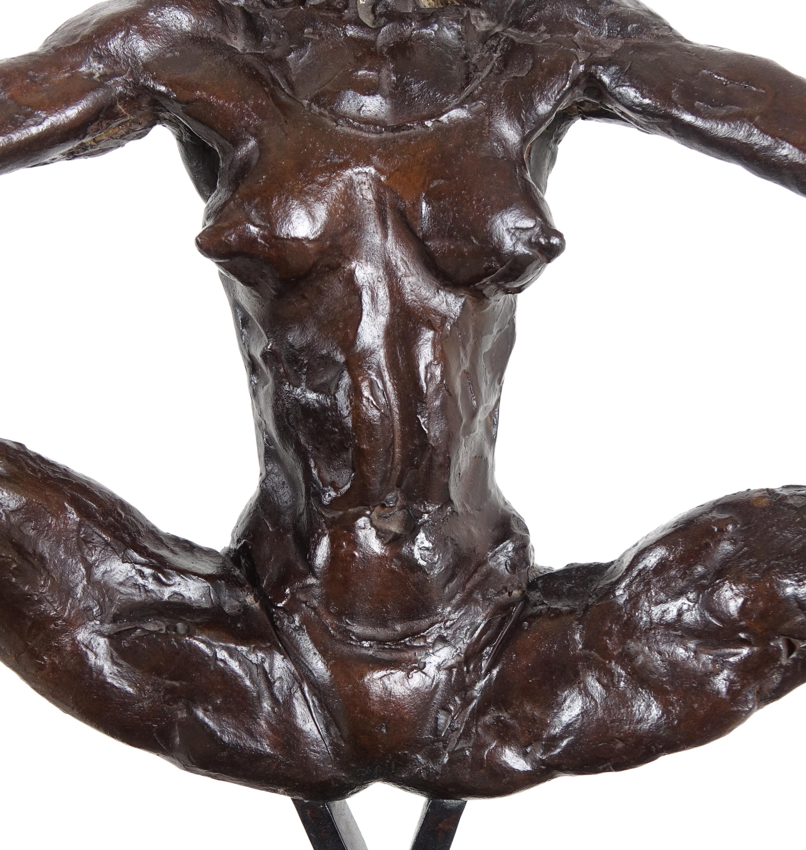 Bronze Sculpture Statue Signed Francesco Messina Subject Aida Accolla 3