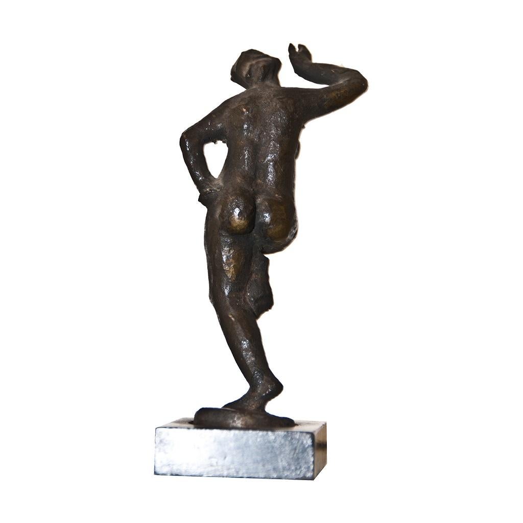 Mid-20th Century Bronze Sculpture “Step Dance” by Giuseppe Mazzullo, Italy, 1946 For Sale