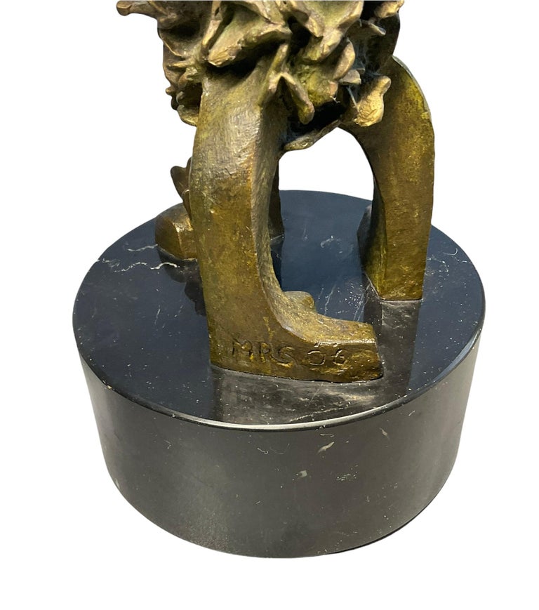 Post-Modern Bronze Sculpture “Structure Of A Butterfly Nursery” by Melquíades R. Sastre For Sale