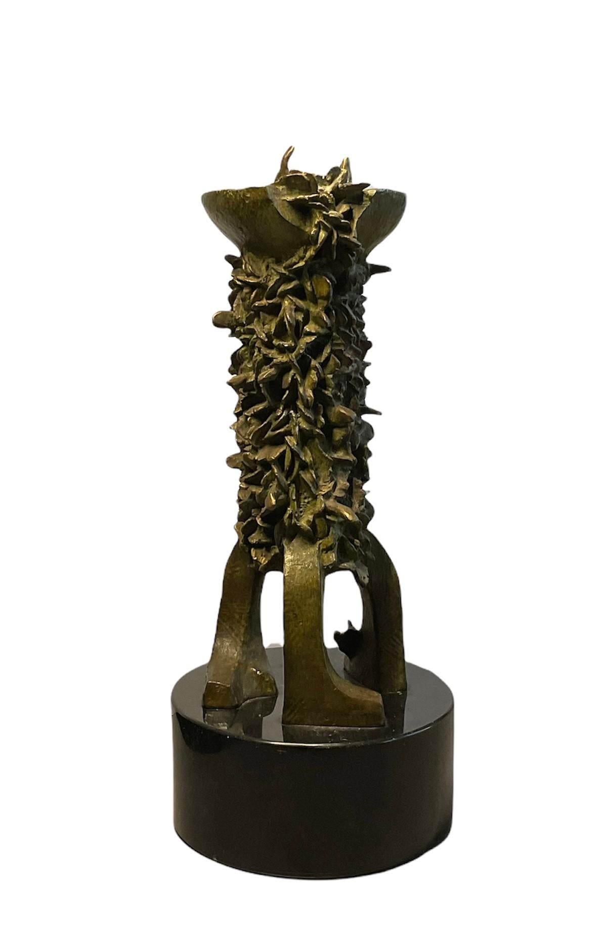 American Bronze Sculpture “Structure Of A Butterfly Nursery” by Melquíades R. Sastre