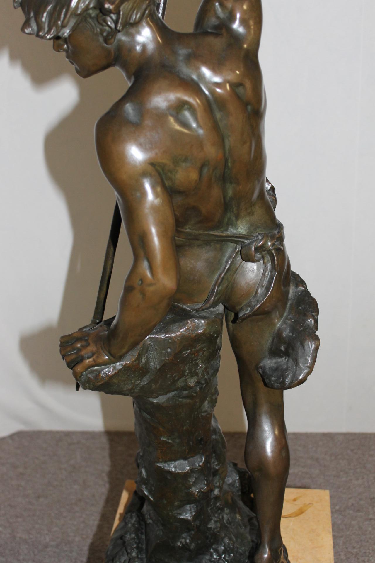 Bronzed Bronze Sculpture 