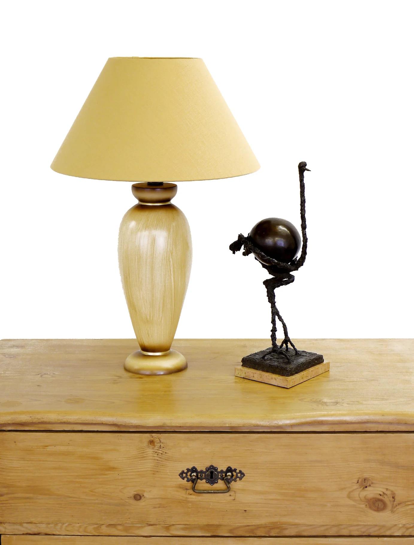 Moderno Scultura in bronzo - Lo struzzo - Salvador Dalí in vendita