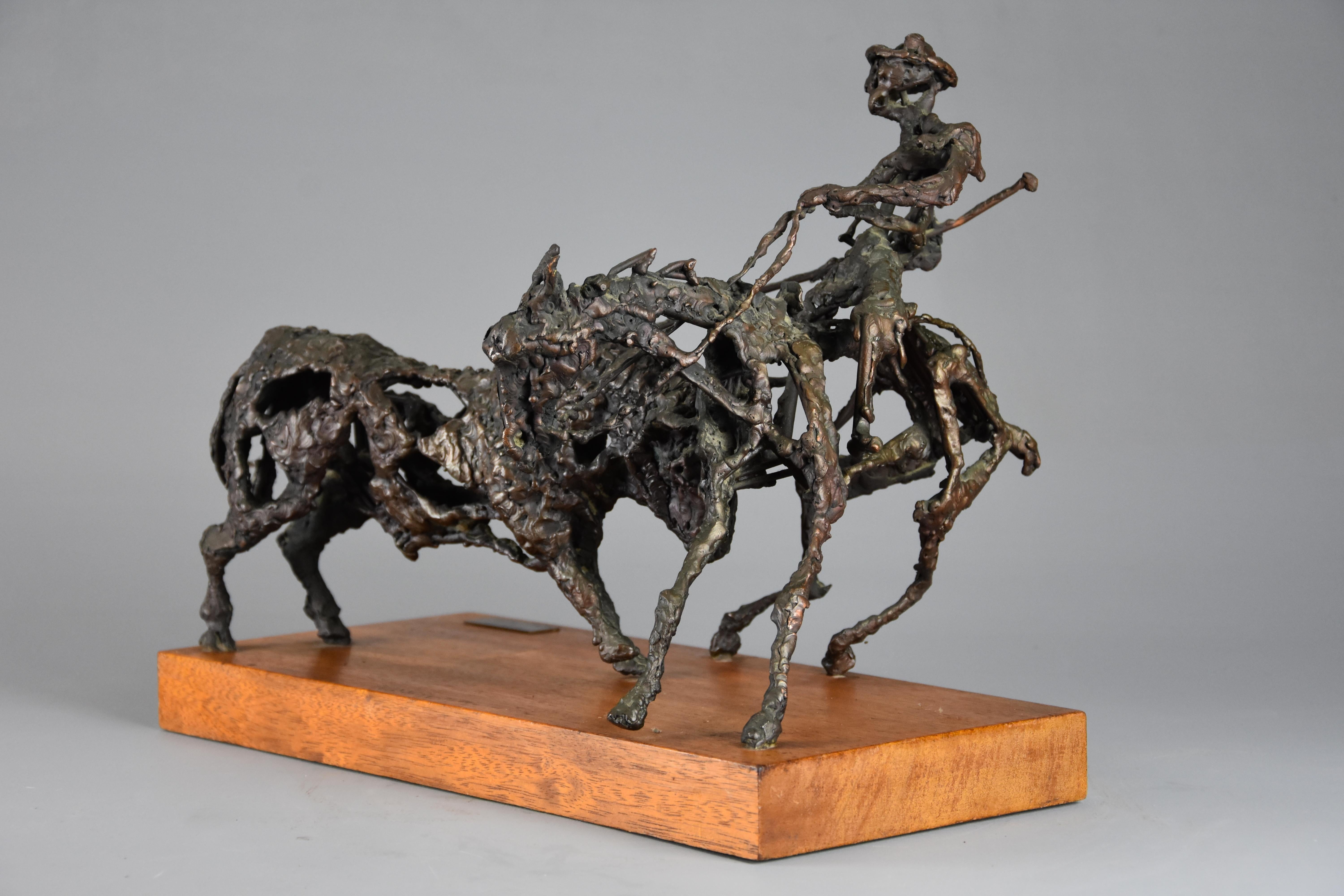 Bronze sculpture 'The Picador' by Daniel Rintoul Booth For Sale 5