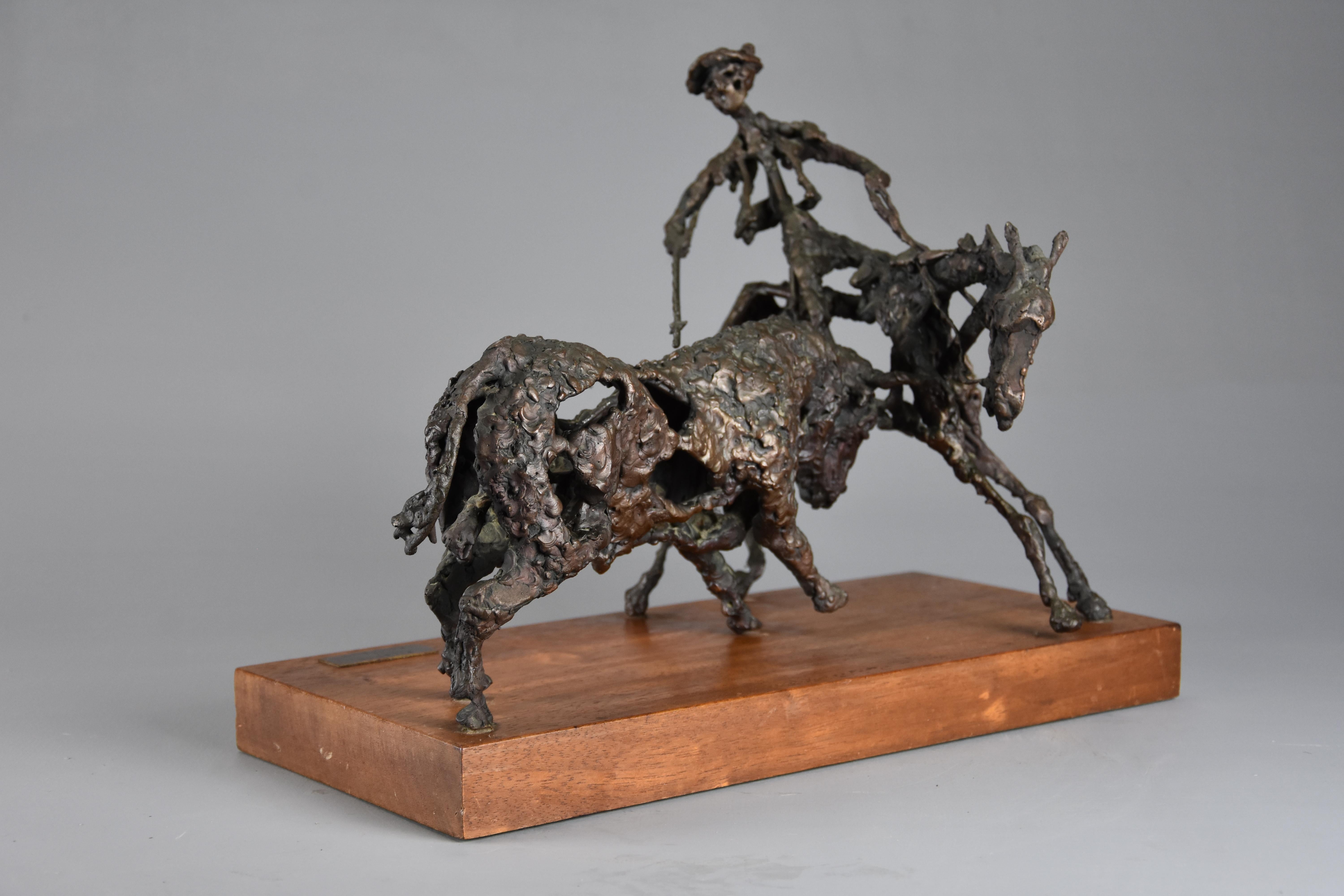 Bronze sculpture 'The Picador' by Daniel Rintoul Booth In Good Condition For Sale In Suffolk, GB