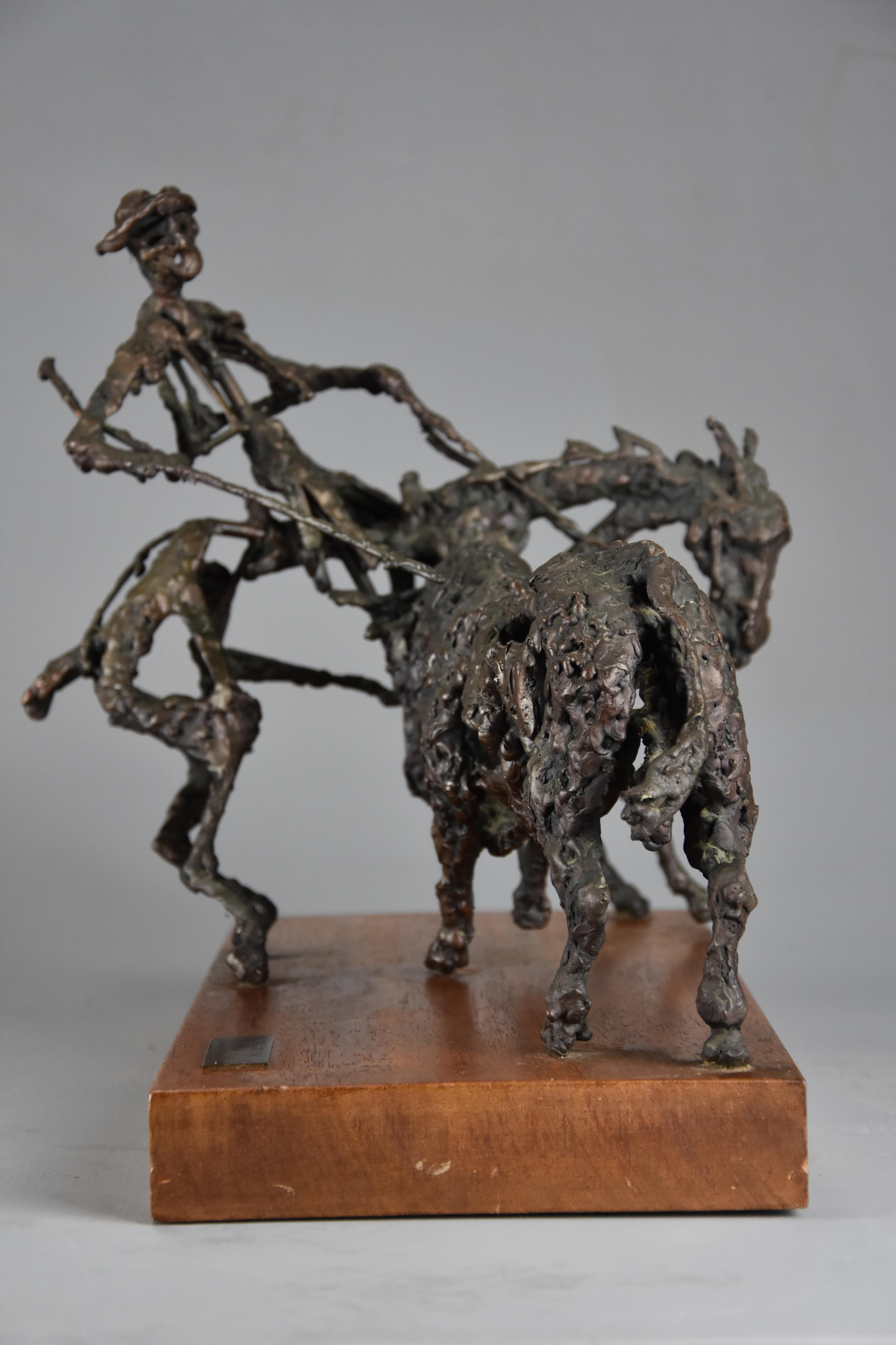 Mid-20th Century Bronze sculpture 'The Picador' by Daniel Rintoul Booth For Sale