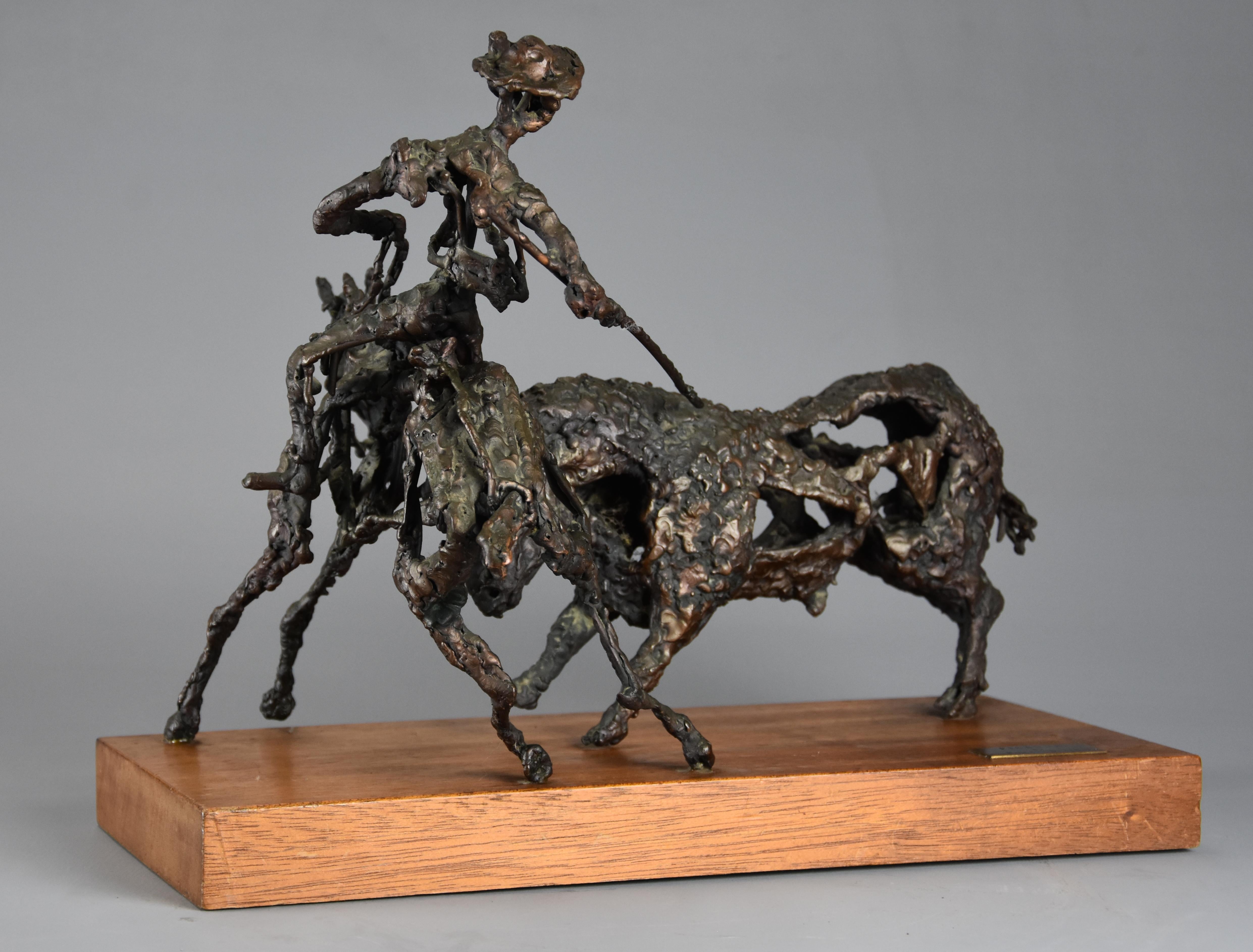 Bronze sculpture 'The Picador' by Daniel Rintoul Booth For Sale 2