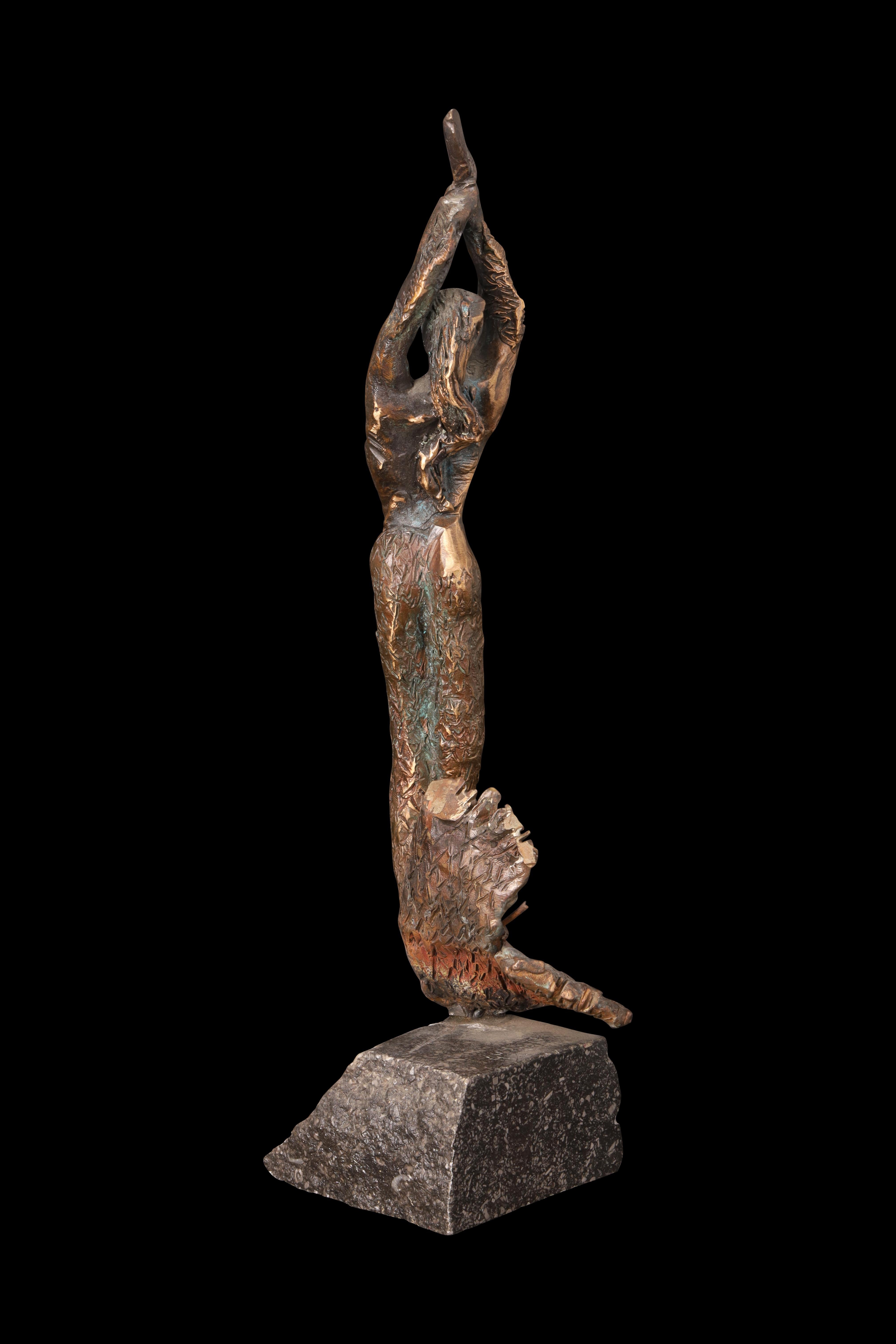 Patiné Sculpture en bronze 