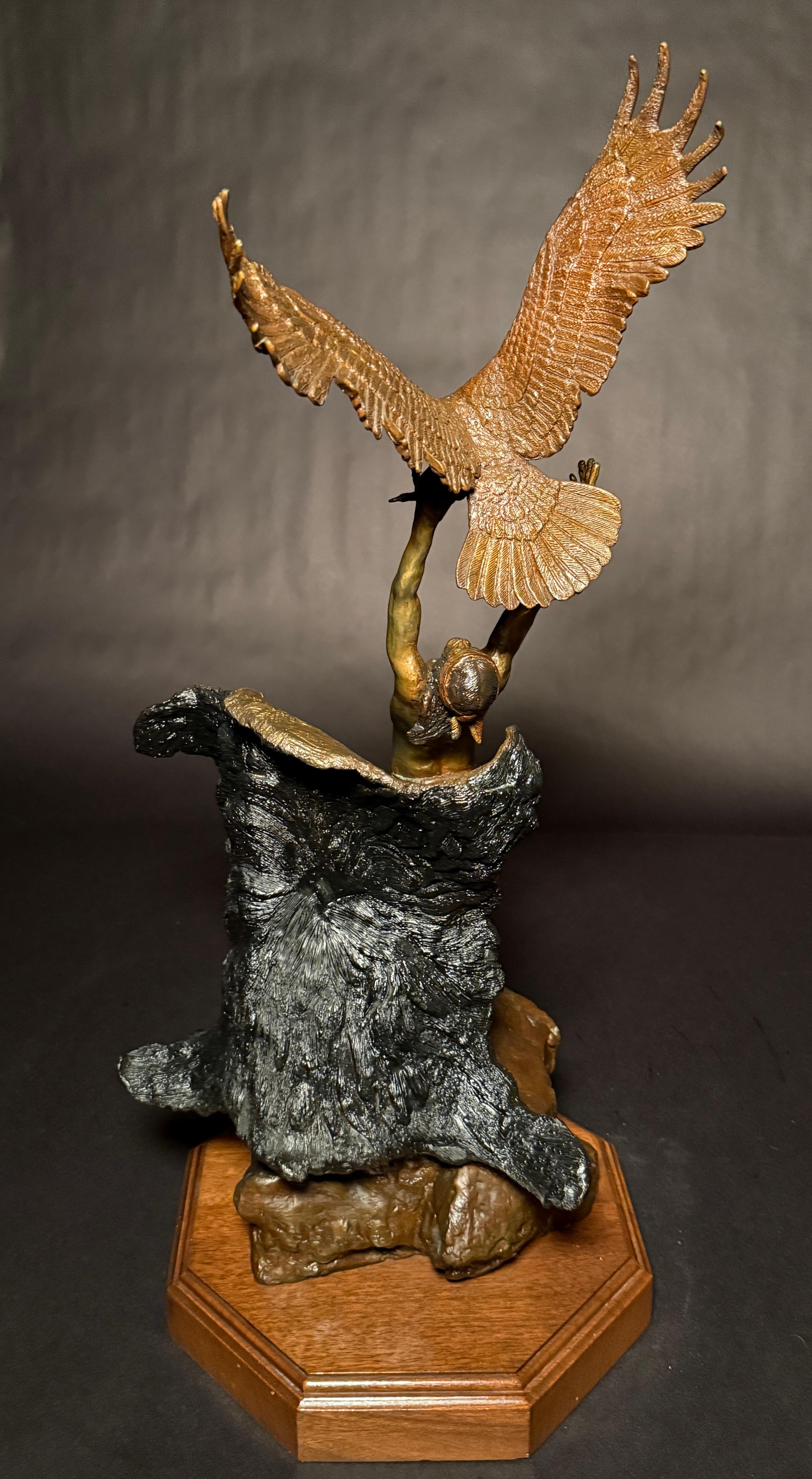 Fine XX secolo Scultura in bronzo 