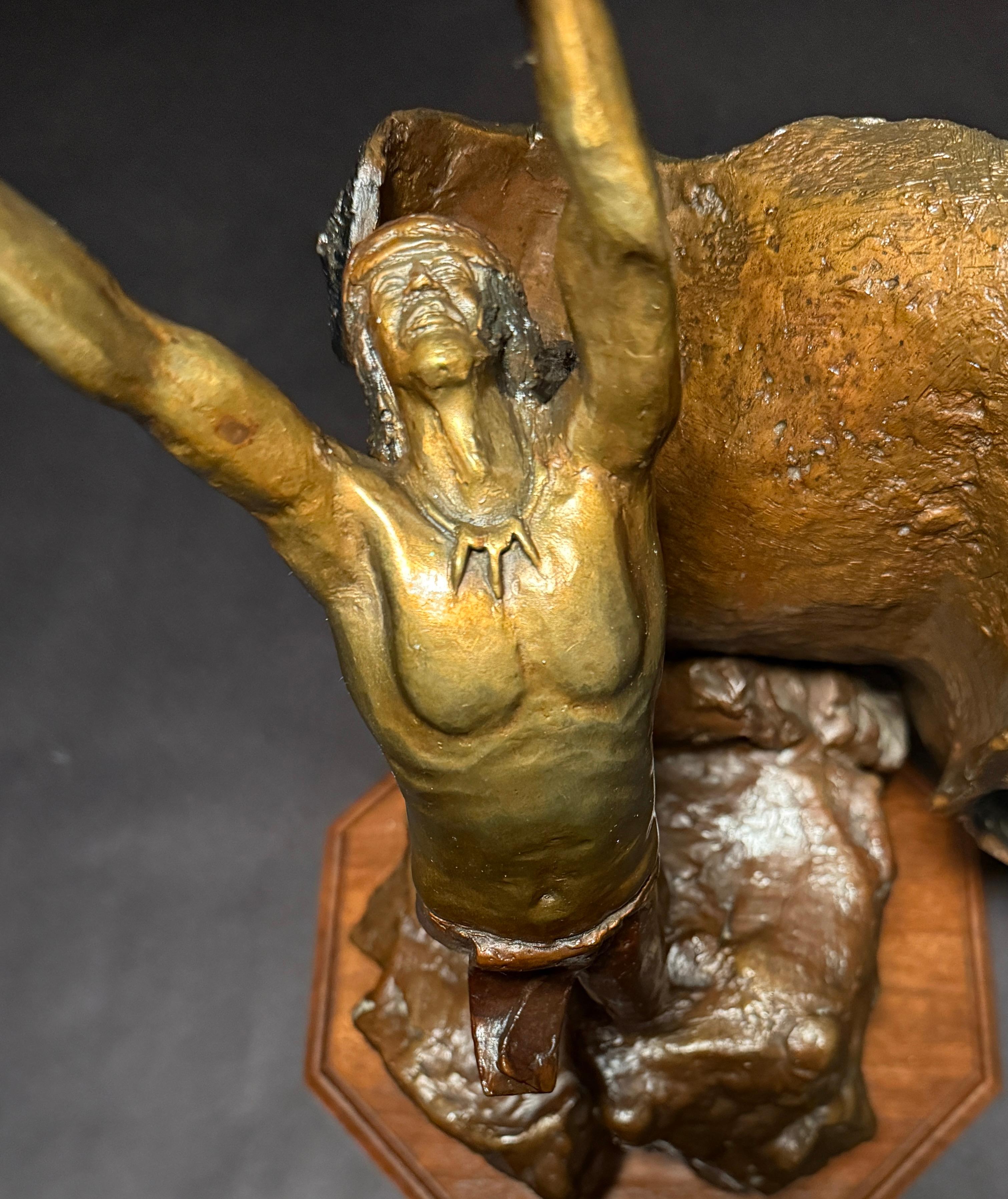 Scultura in bronzo 