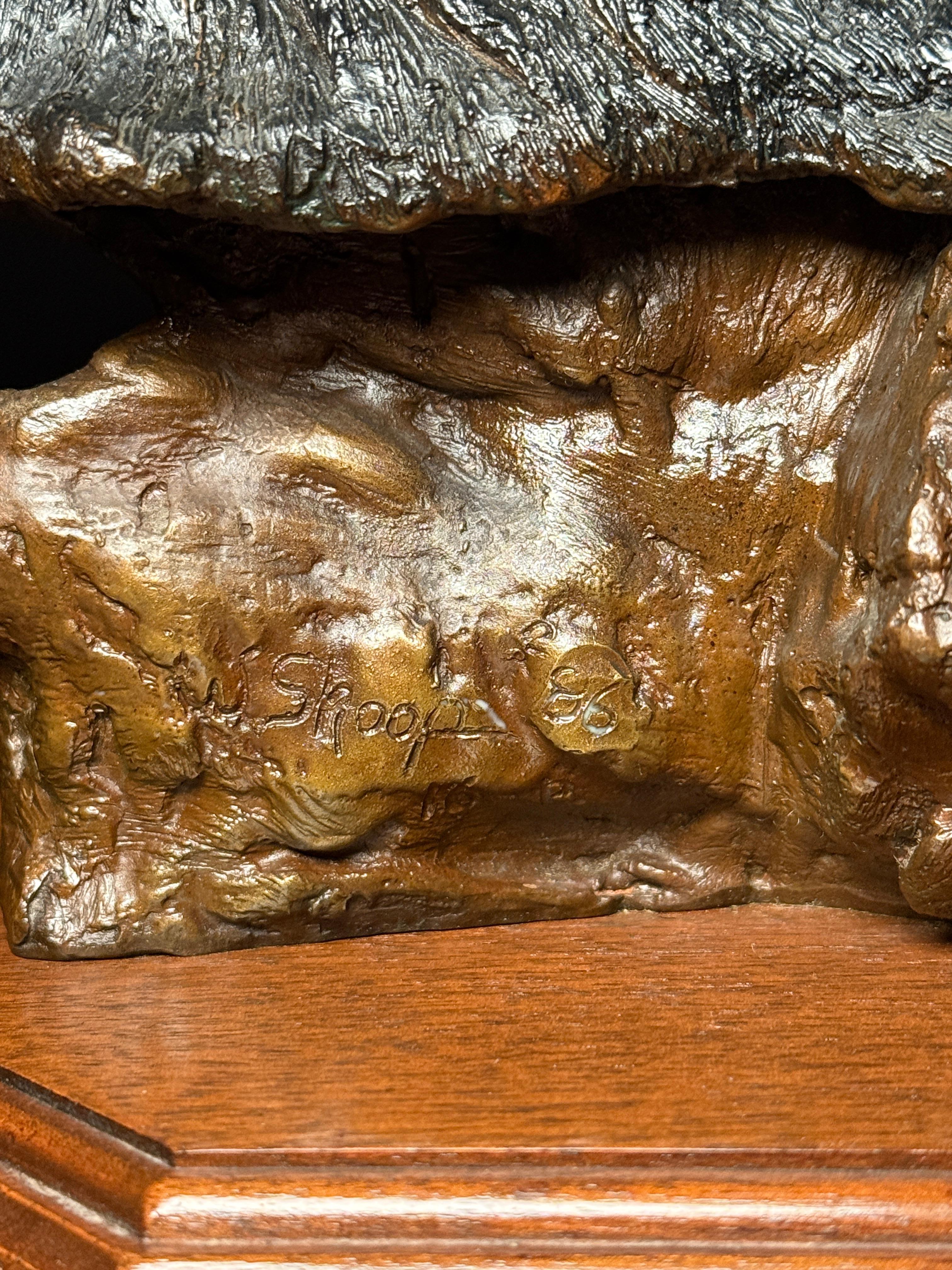 Scultura in bronzo 