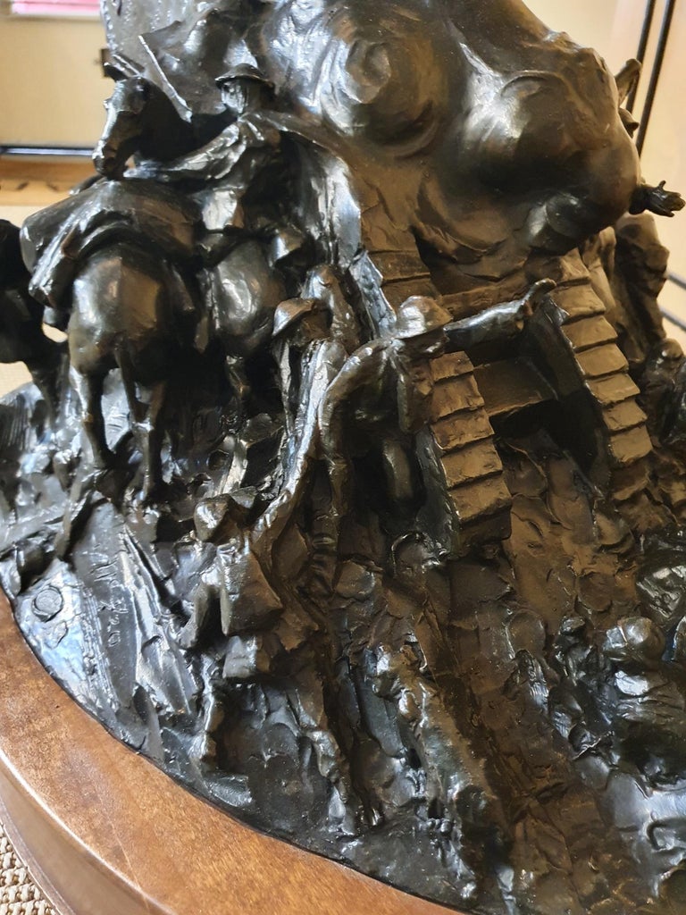 Bronze sculpture ‘The Spirit of Humanity, Cambrai 1917’, 1920 In Good Condition For Sale In London, GB