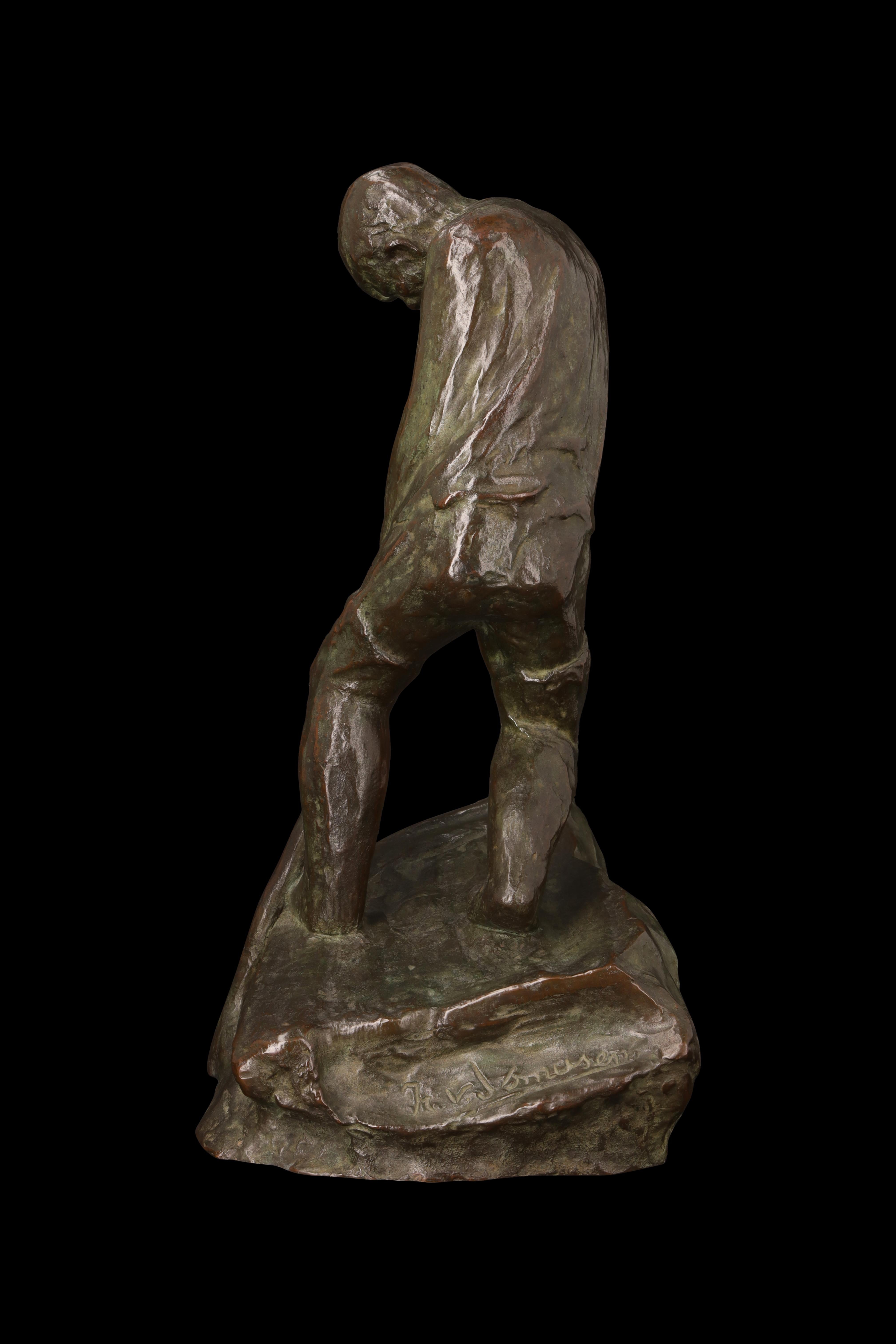 Patinato Scultura in bronzo 