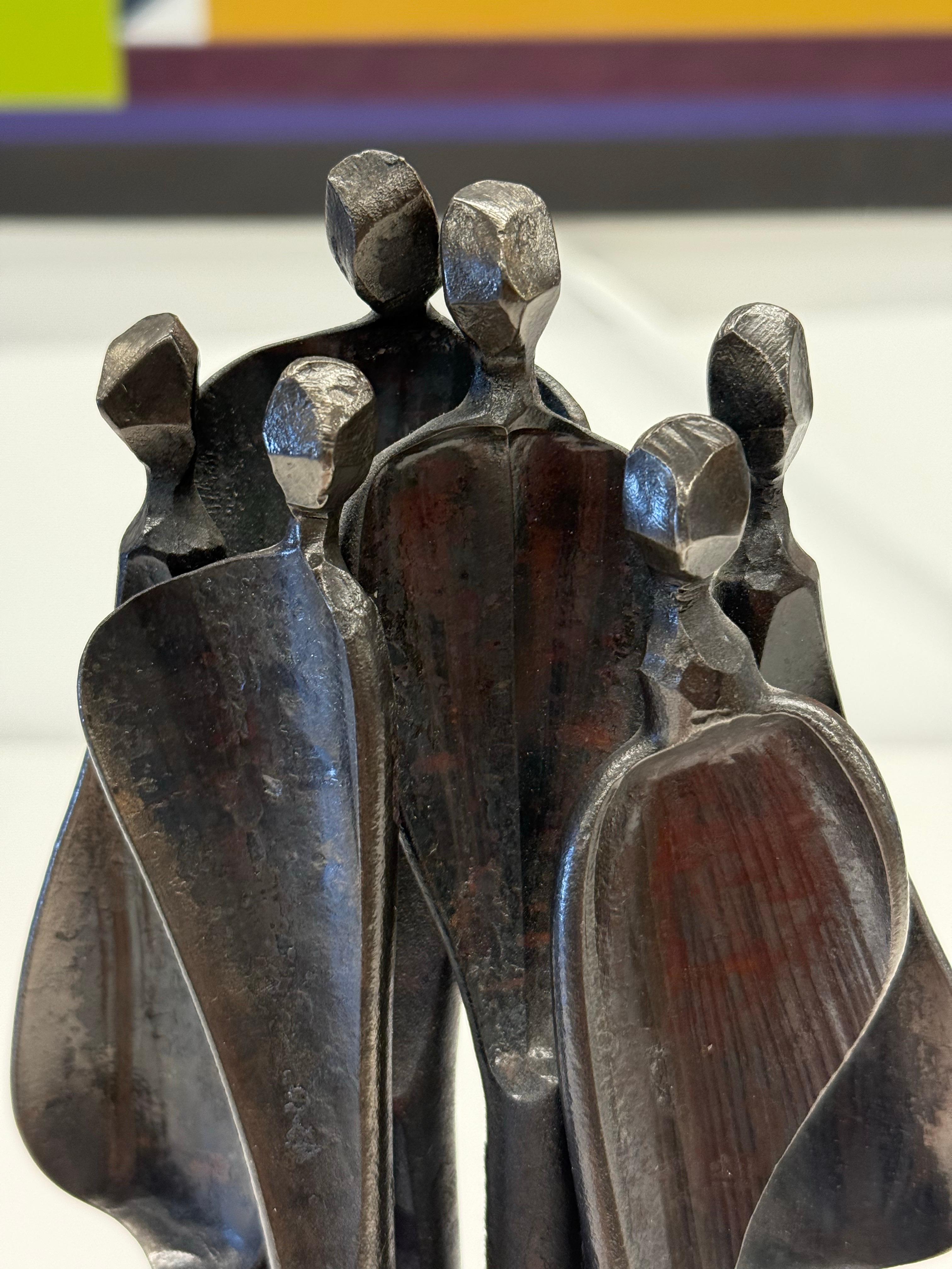 Bronze Sculpture Titled “family” by Boris Kramer 3