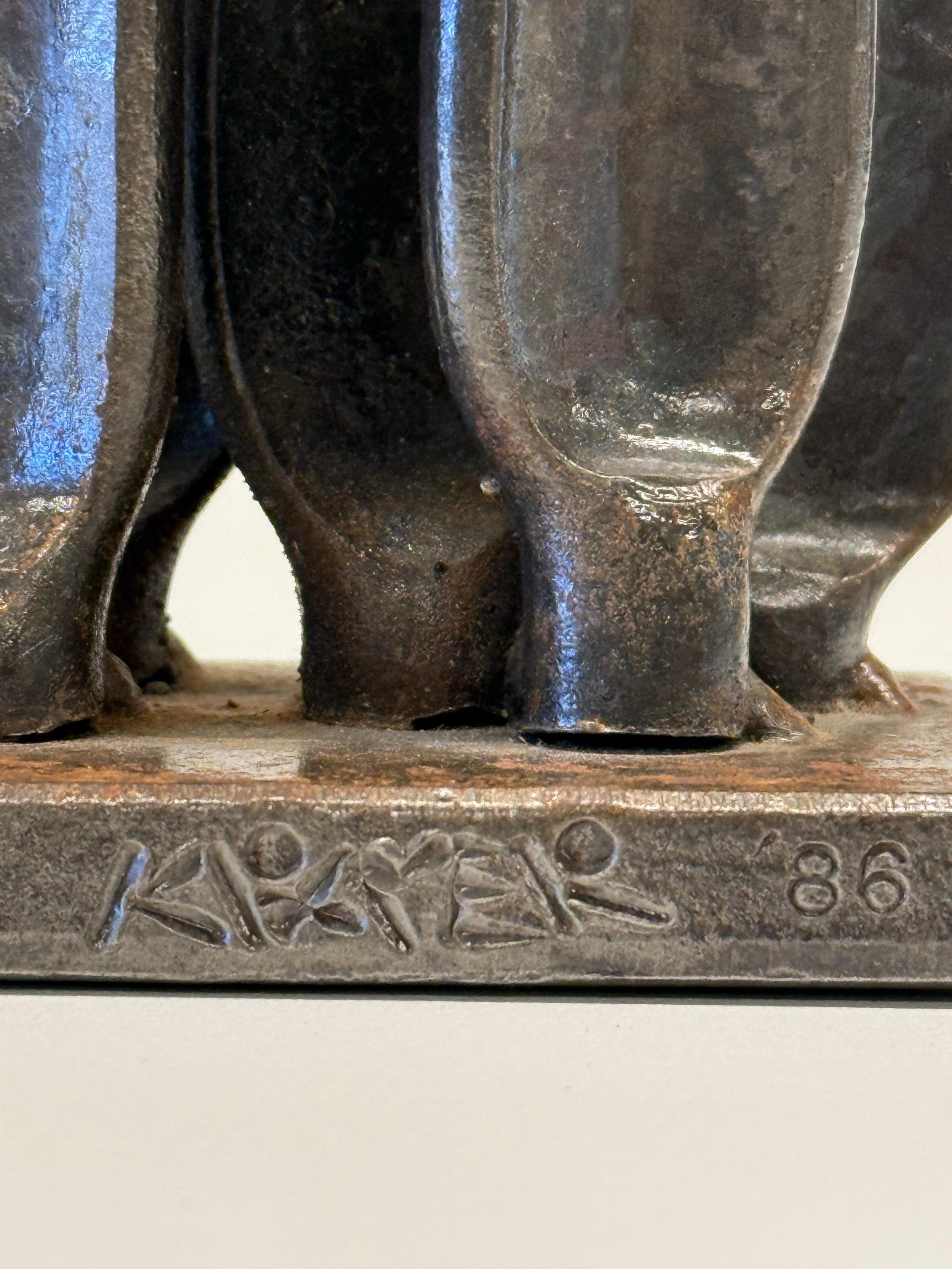 Bronze Sculpture Titled “family” by Boris Kramer 4