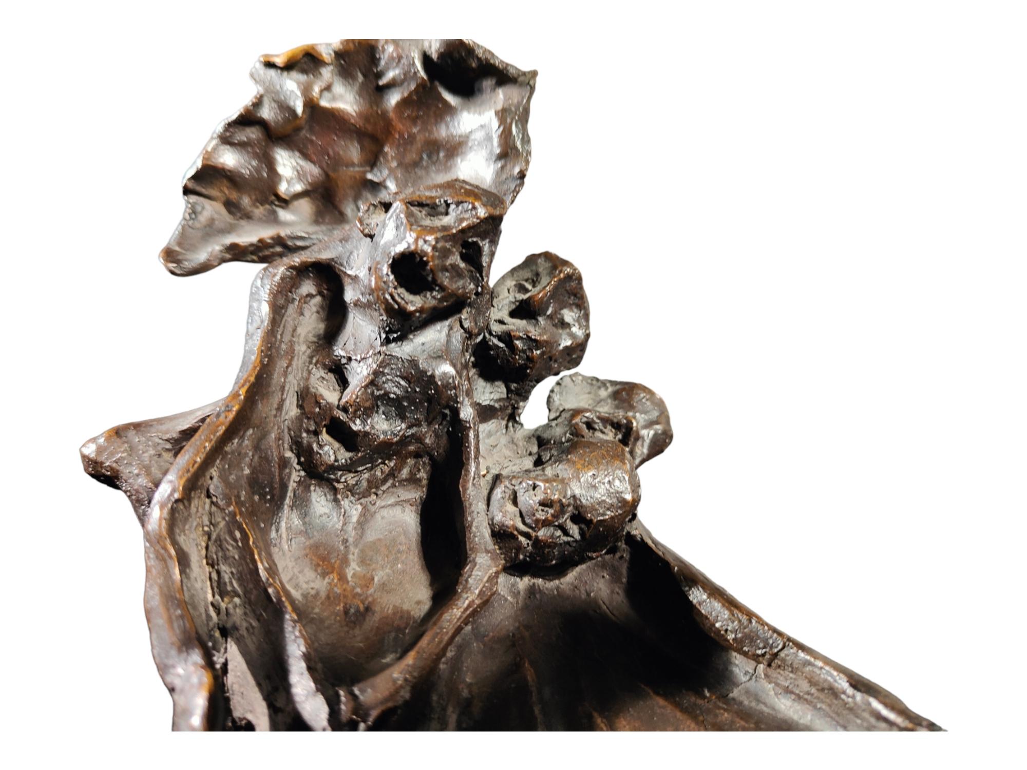 Scultura in bronzo in omaggio a: Goya in vendita 4