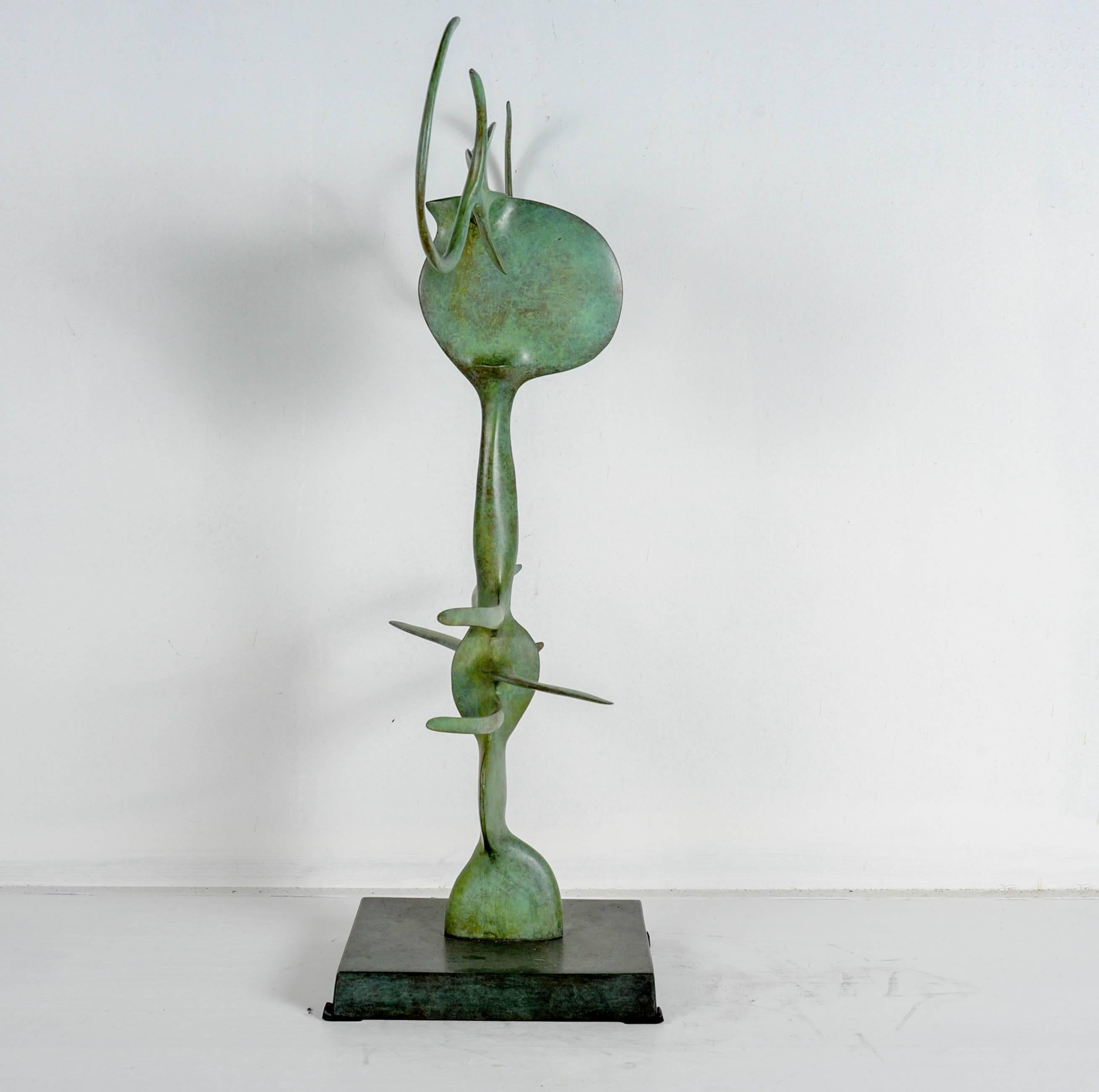 Bronze Sculpture en bronze de Victor Roman en vente