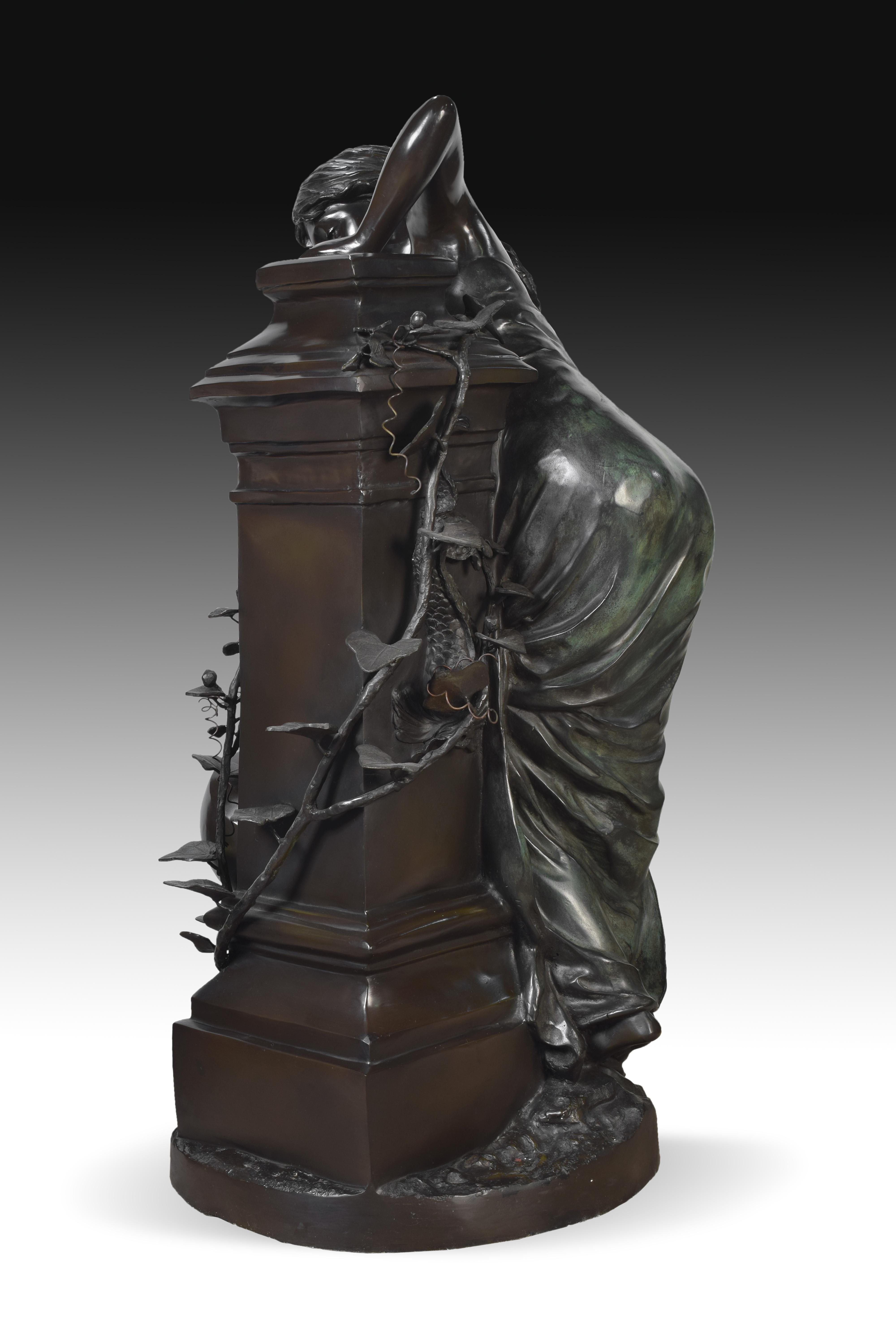Bronze Sculpture, Water Bearer, after Paul-Armand Bayard 'La Source' In Good Condition In Madrid, ES