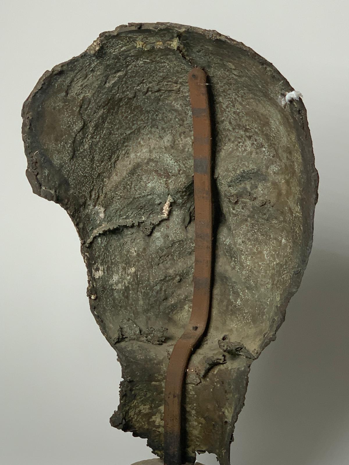 Bronze Sculpture Woman's Face by Umberto Mastroianni For Sale 1