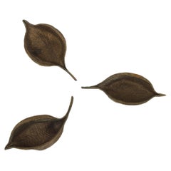 Bronze Seed Pod Catchall Set of 3 by Christopher Kreiling 