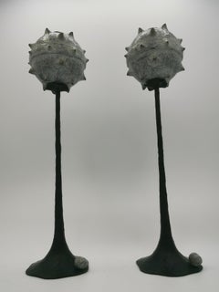 Set of Bronze Candlesticks "ROMA" Collection (B+MO) Primus Big Limited Edition