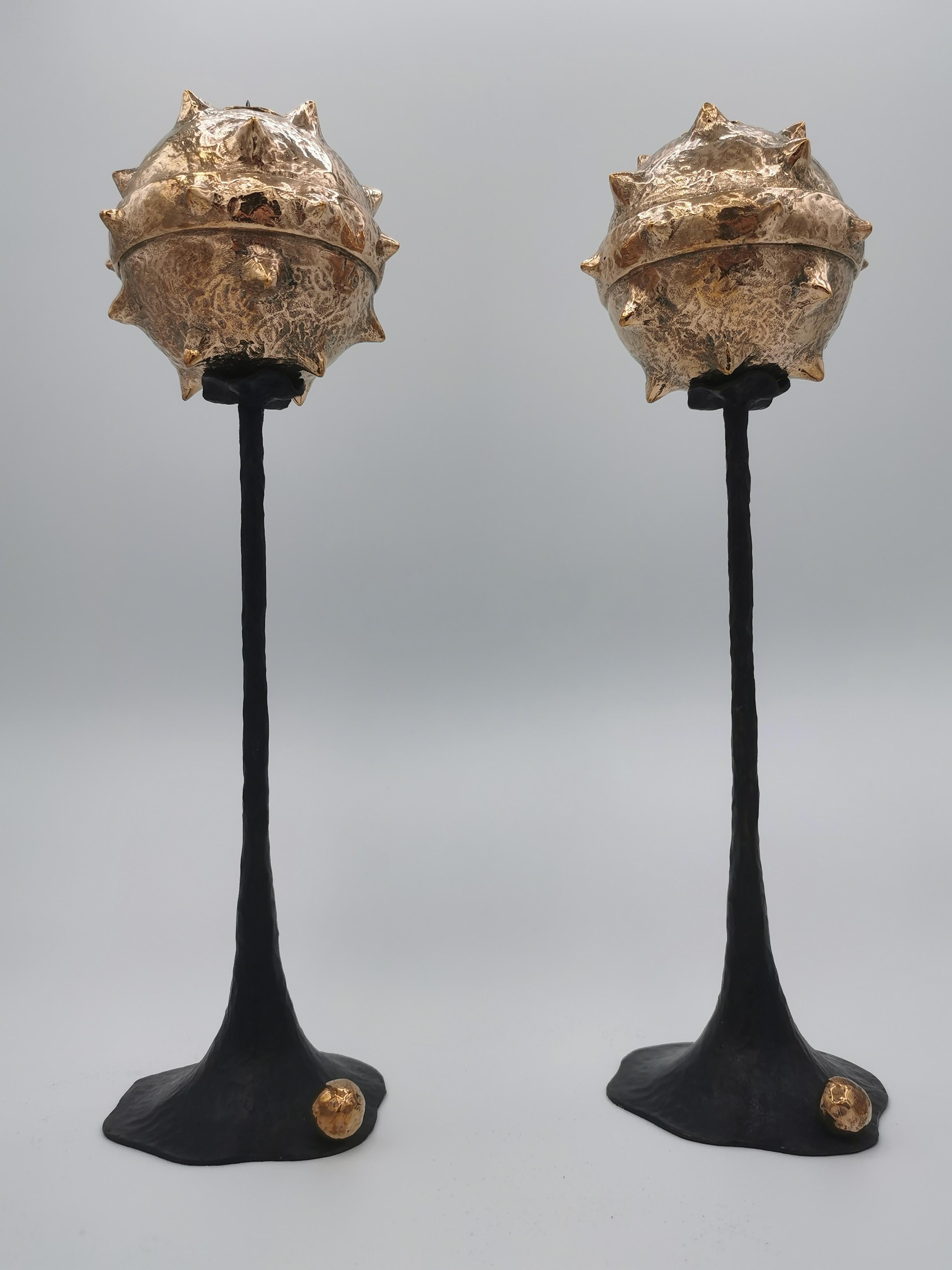 Autre Ensemble de chandeliers en bronze collectionROMA (B+P) Primus Petite édition limitée en vente