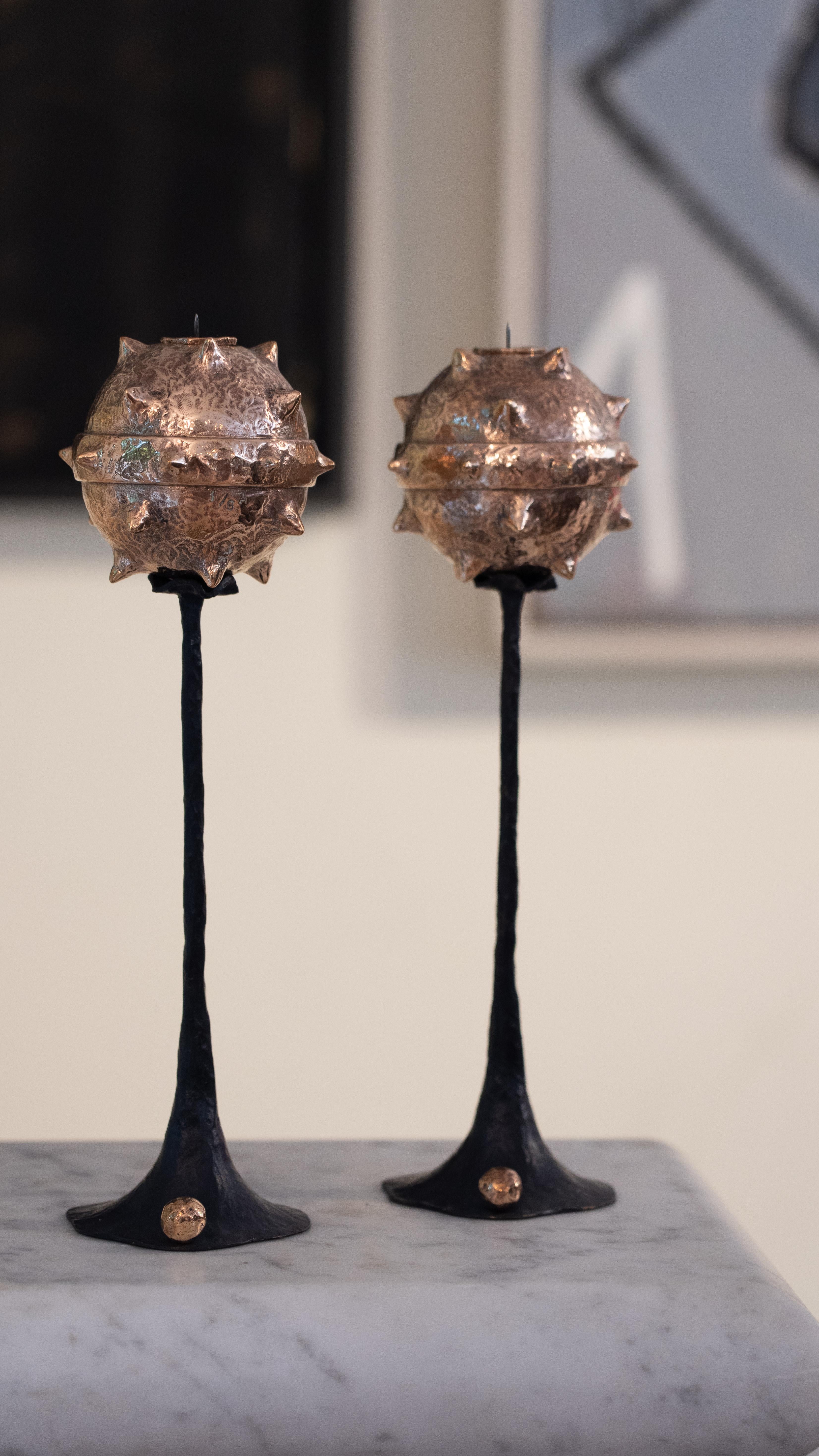 Bronze Ensemble de chandeliers en bronze collectionROMA (B+P) Primus Petite édition limitée en vente