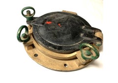 Bronze Ship Porthole With Storm Cover