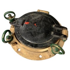 Bronze Ship Porthole With Storm Cover