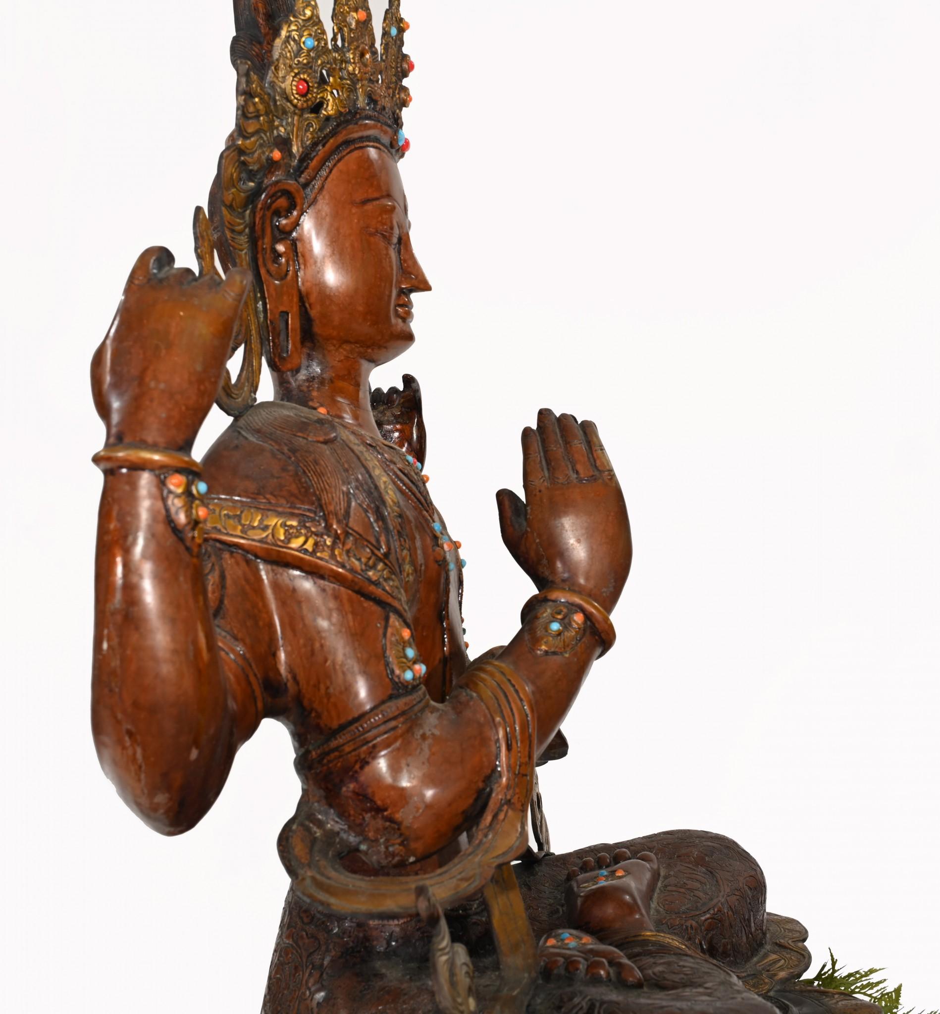 Bronze Shiva Statue Hindu God Casting en vente 6