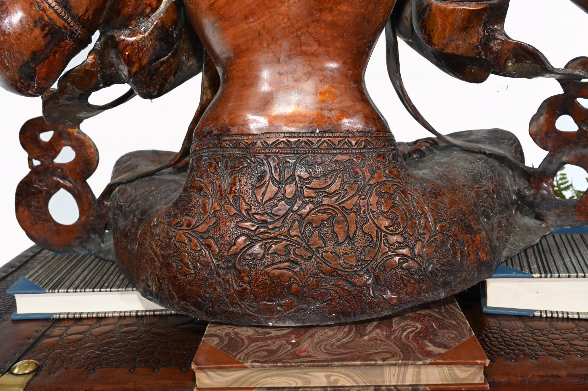 Bronze Shiva Statue Hindu God Casting en vente 9