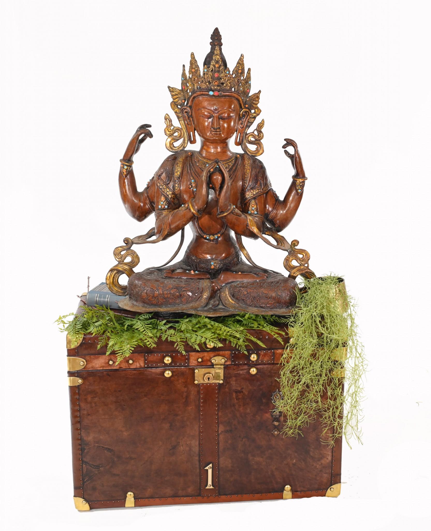 Bronze Shiva Statue Hindu God Casting Bon état - En vente à Potters Bar, GB