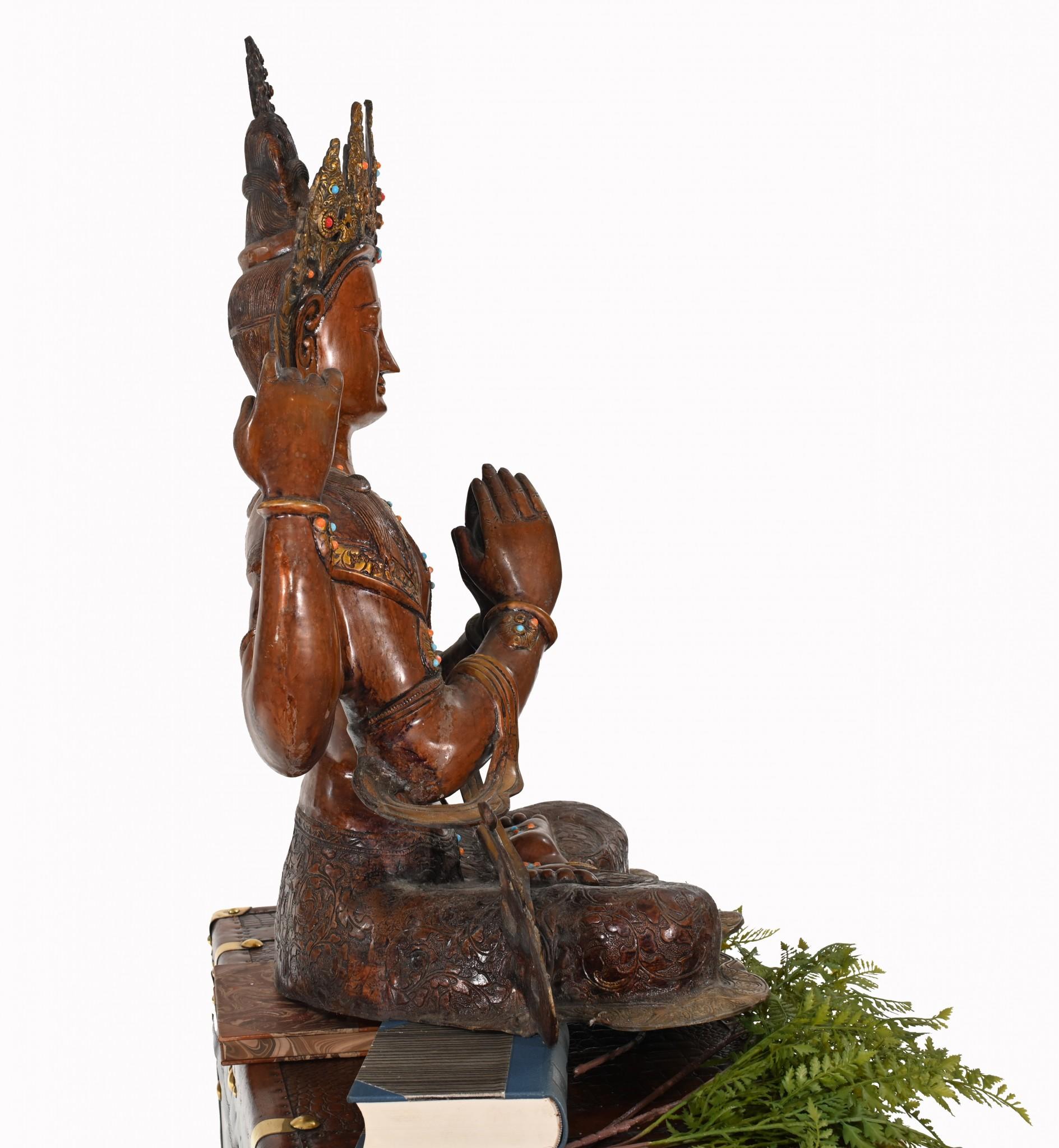 Bronze Shiva Statue Hindu God Casting en vente 5