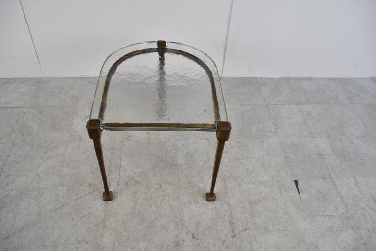Bronze Side Table by Lothar Klute, 1970s In Good Condition In HEVERLEE, BE