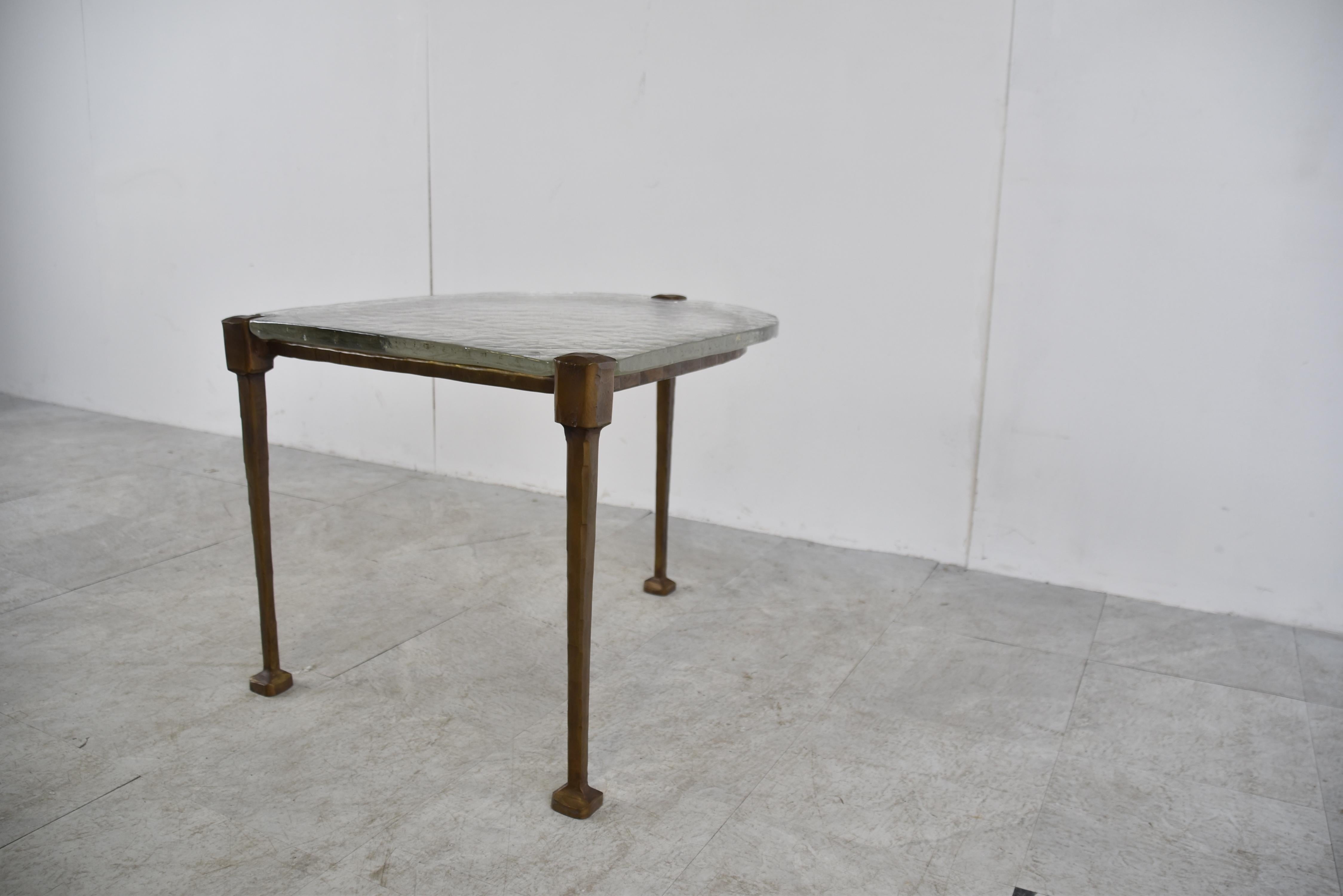 Late 20th Century Bronze Side Table by Lothar Klute, 1970s