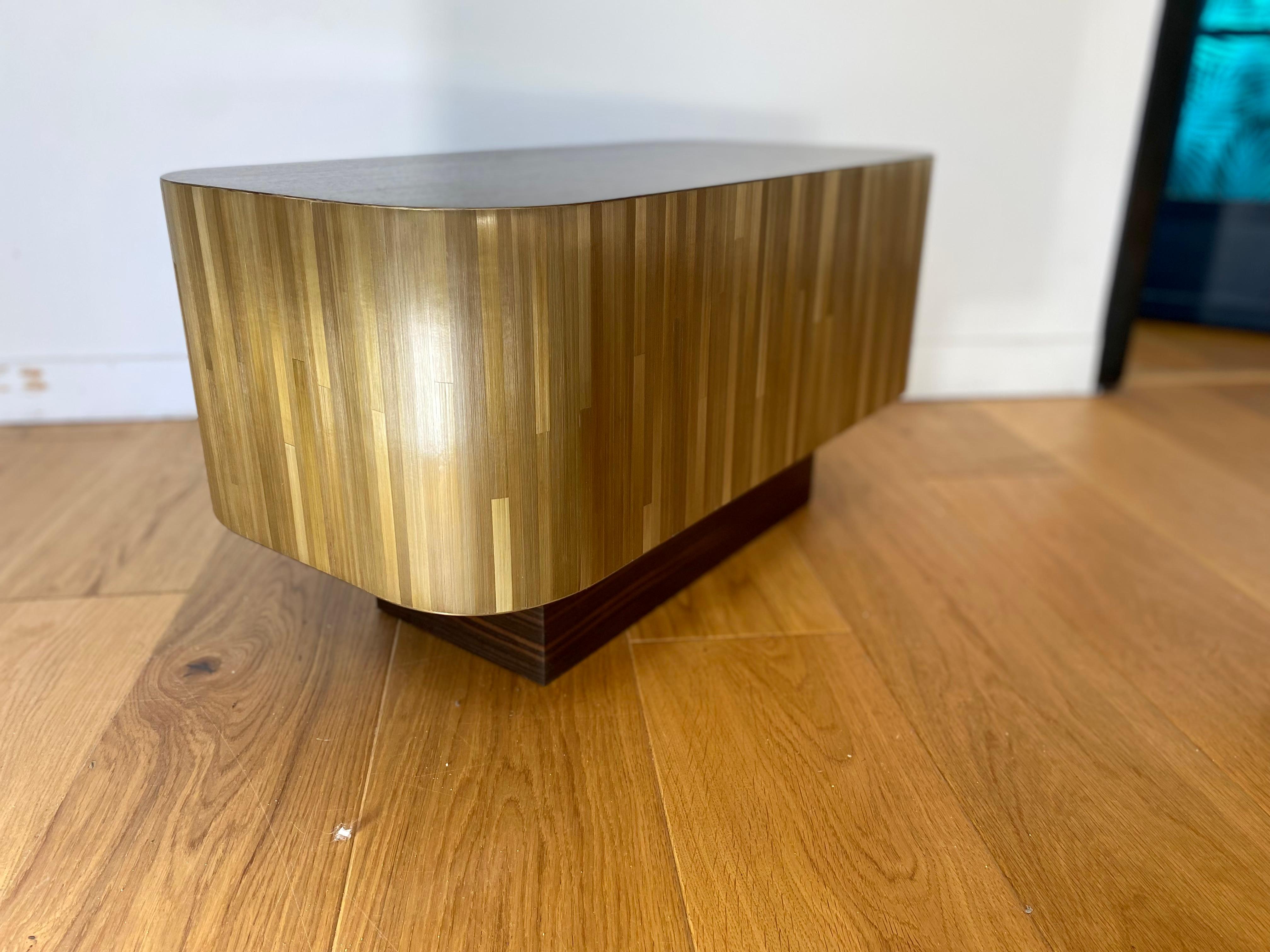 Bronze Side Table In New Condition For Sale In ARSAC, FR