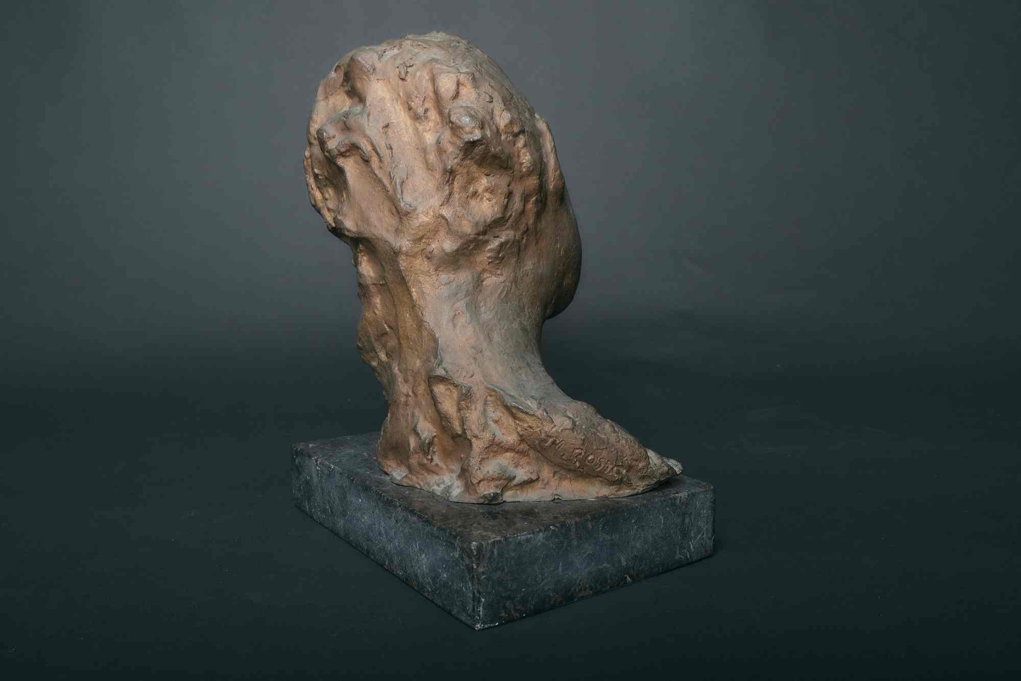 Bronze, signiert von Medardo Rosso, 1900, Italien (Italienisch) im Angebot