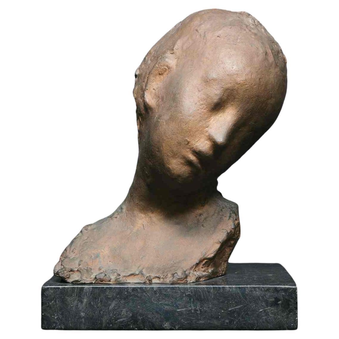 Bronze Signed by Medardo Rosso, 1900, Italy For Sale