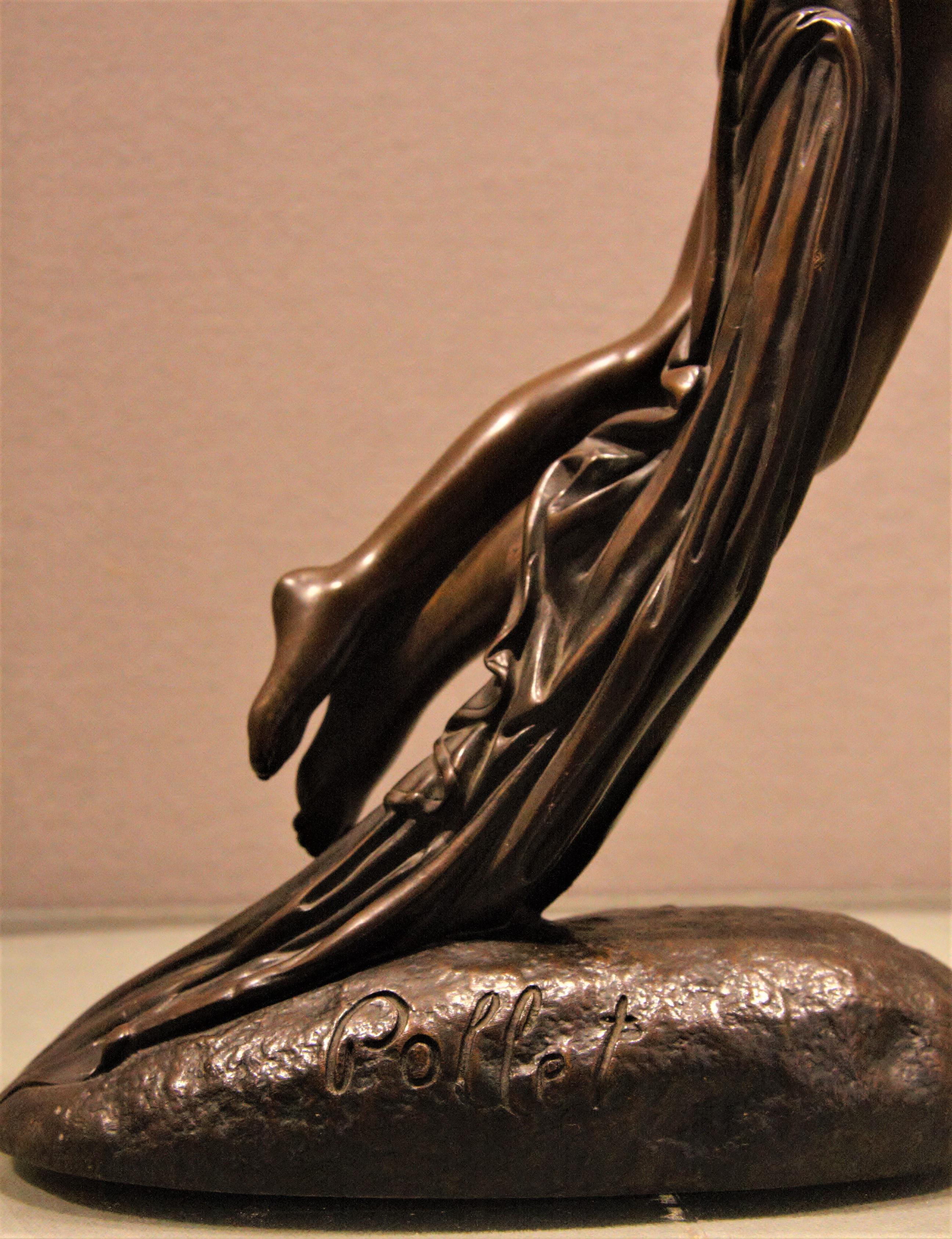 French Bronze Signed Pollet , 