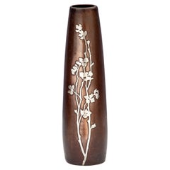 Heinz Bronze & Silver Vase