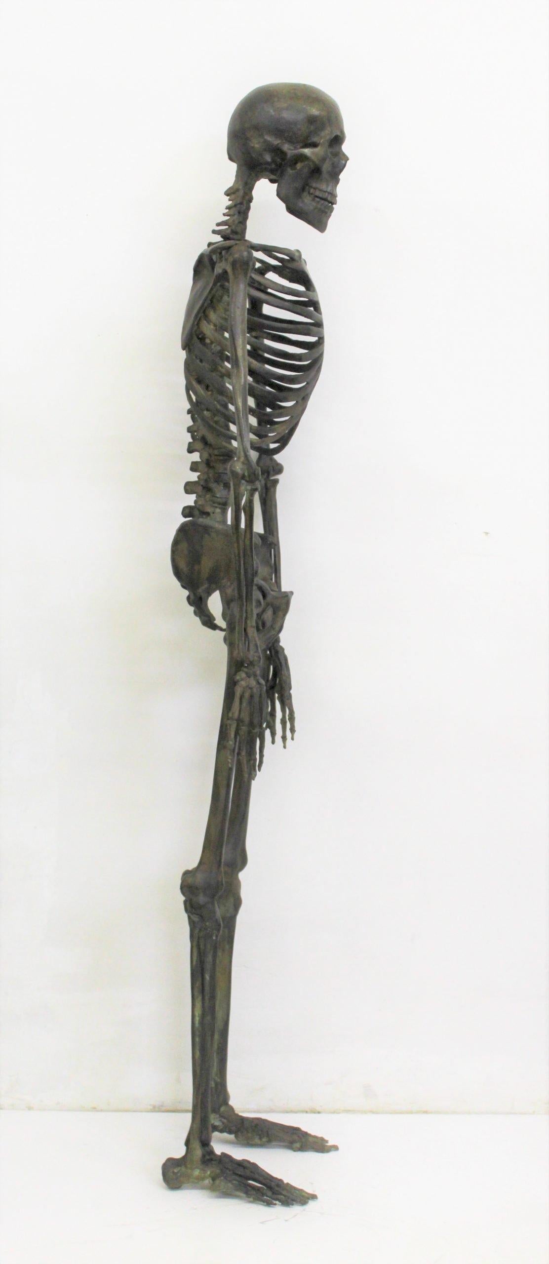 Bronze Skeleton In Good Condition For Sale In Rome, IT
